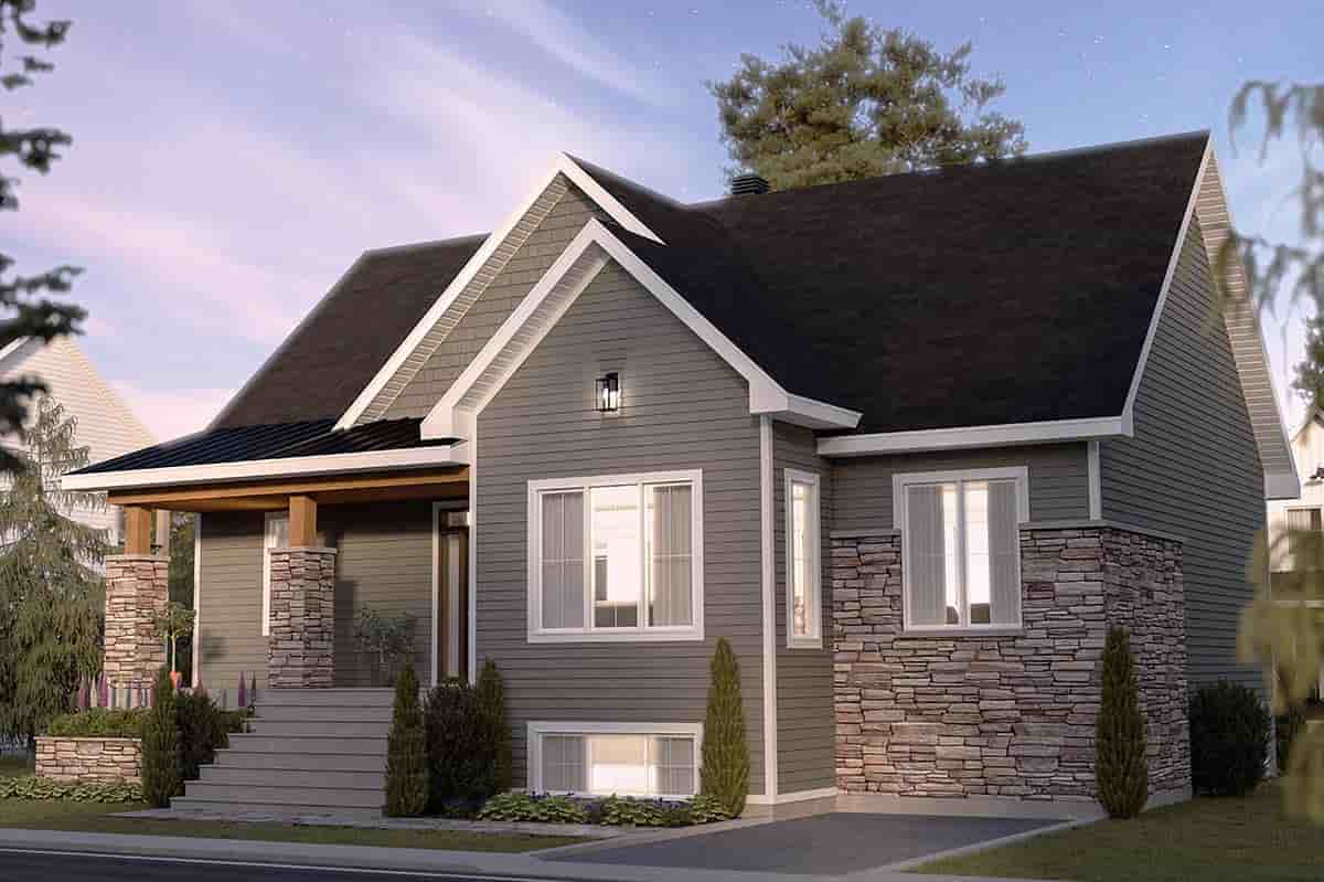 Country, Craftsman, Farmhouse, Ranch House Plan 81807 with 5 Beds, 2 Baths Picture 1