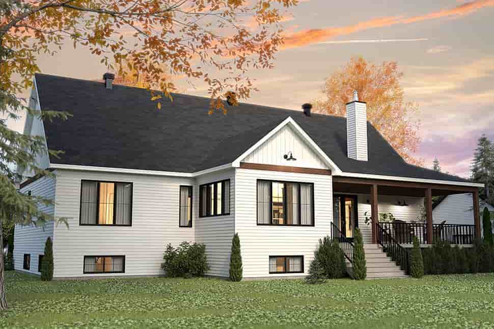 Country, Farmhouse, Ranch House Plan 81812 with 3 Beds, 2 Baths, 2 Car Garage Picture 3