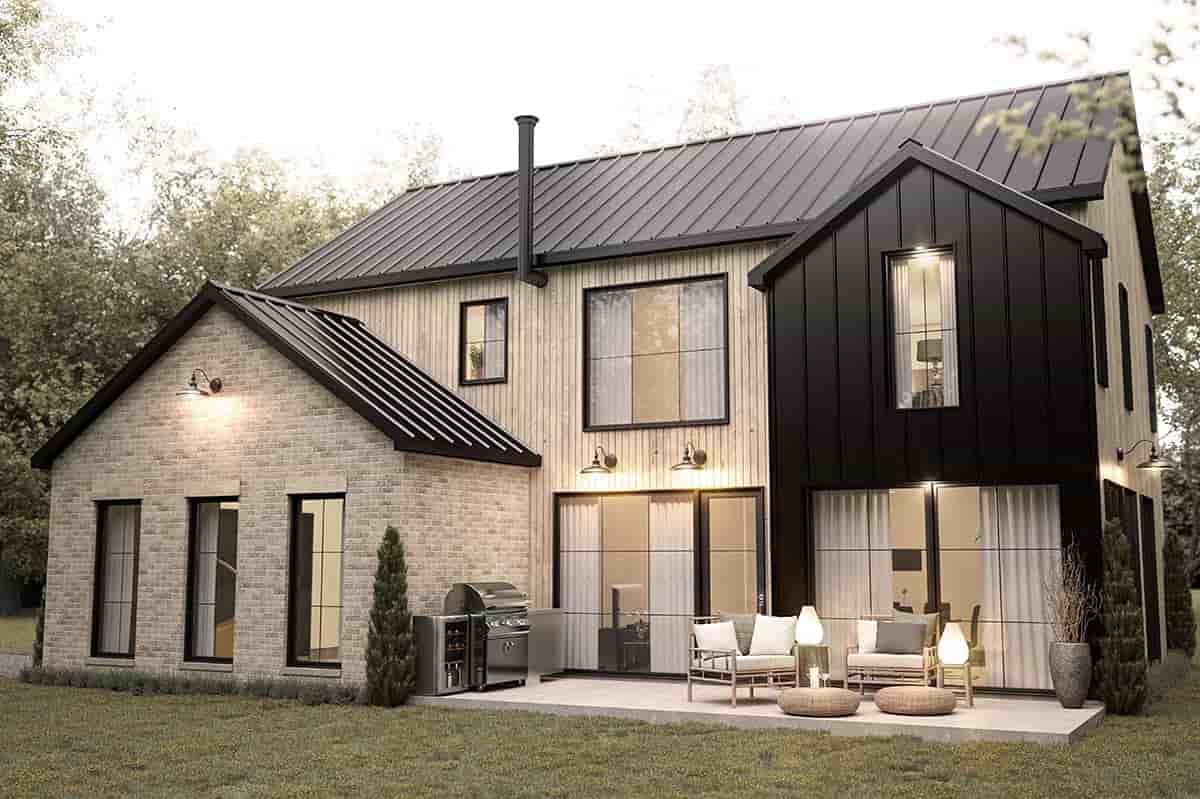 Contemporary, Cottage, Craftsman, European, Farmhouse House Plan 81856 with 3 Beds, 2 Baths, 1 Car Garage Picture 1