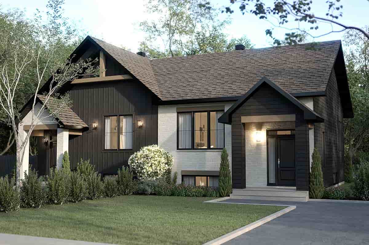 Cabin, Contemporary, Cottage, Country, Craftsman Multi-Family Plan 81878 with 6 Beds, 4 Baths Picture 1