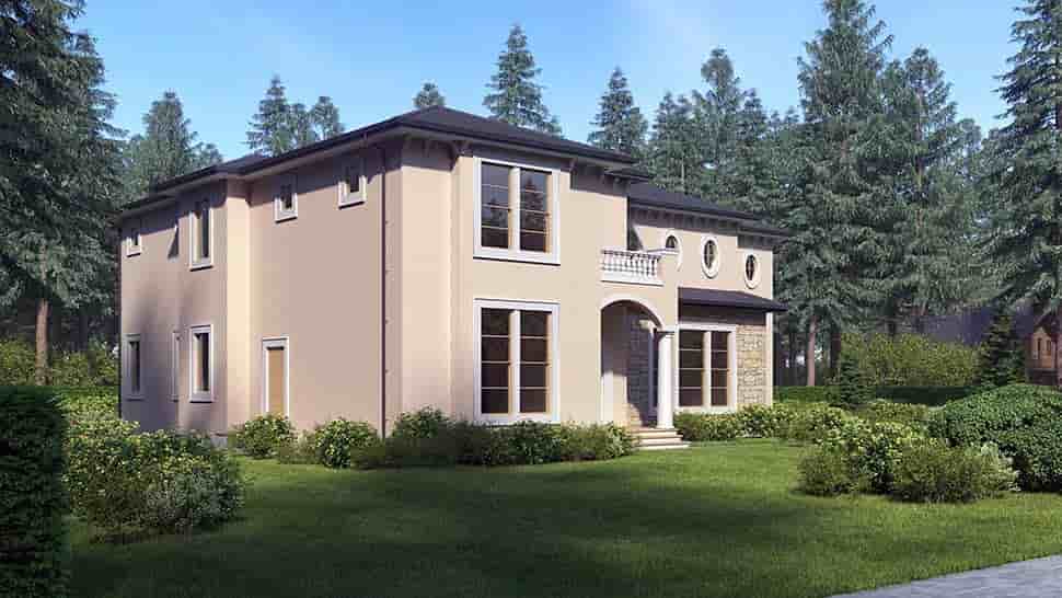 Mediterranean House Plan 81941 with 4 Beds, 5 Baths Picture 3