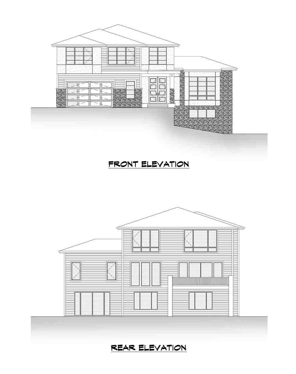 Contemporary, Modern House Plan 81947 with 6 Beds, 5 Baths, 2 Car Garage Picture 3