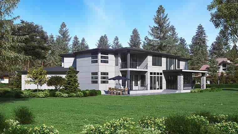 Contemporary, Modern House Plan 81955 with 4 Beds, 5 Baths, 3 Car Garage Picture 5
