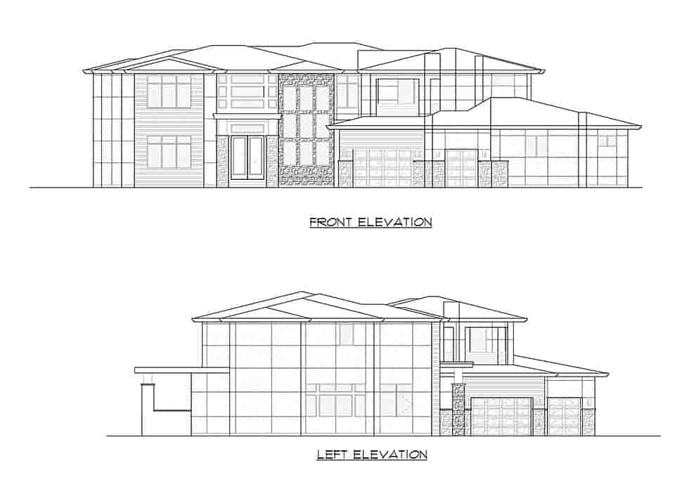 Contemporary, Modern House Plan 81955 with 4 Beds, 5 Baths, 3 Car Garage Picture 6