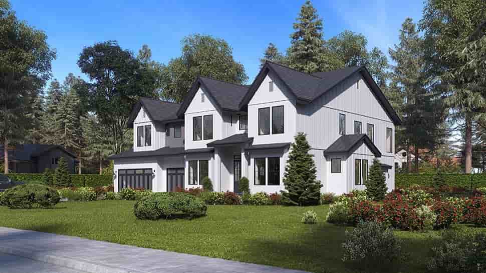 Craftsman, Farmhouse, Traditional House Plan 81956 with 5 Beds, 6 Baths, 3 Car Garage Picture 2