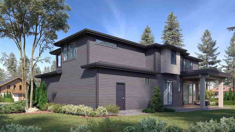 Contemporary, European House Plan 81979 with 5 Beds, 5 Baths, 3 Car Garage Picture 2