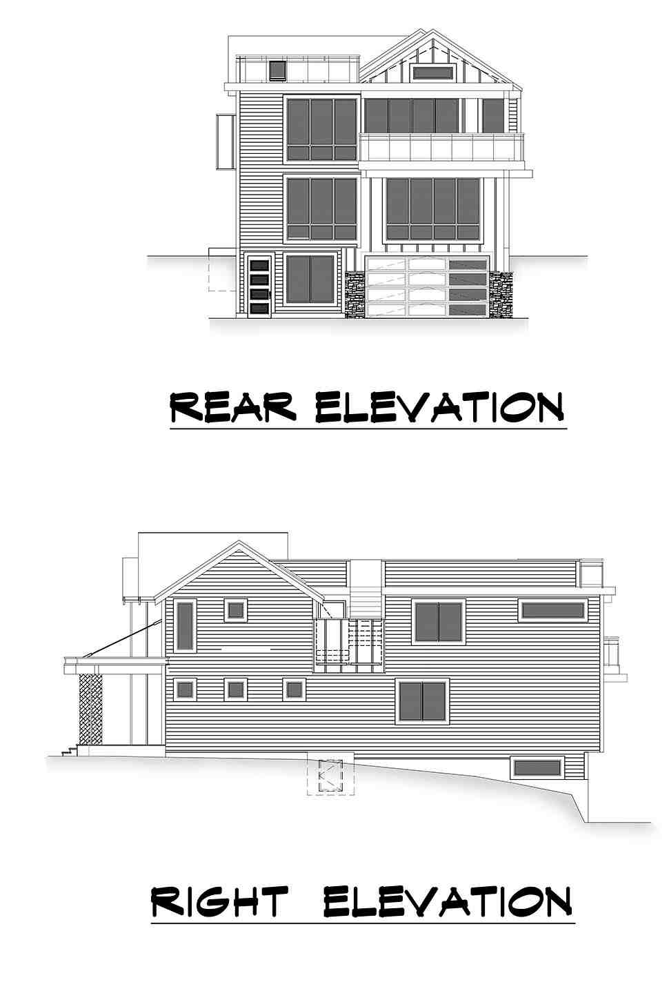 Modern House Plan 81981 with 5 Beds, 5 Baths, 2 Car Garage Picture 4