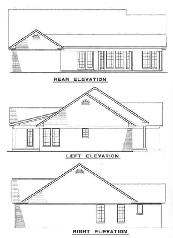 Ranch House Plan 82026 with 3 Beds, 2 Baths, 2 Car Garage Picture 5