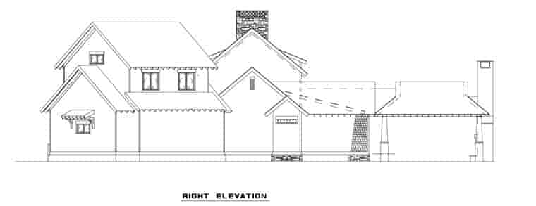 Country, Craftsman, Farmhouse House Plan 82085 with 5 Beds, 4 Baths, 2 Car Garage Picture 20