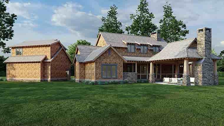 Country, Craftsman, Farmhouse House Plan 82085 with 5 Beds, 4 Baths, 2 Car Garage Picture 5