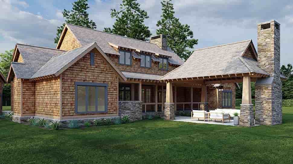 Country, Craftsman, Farmhouse House Plan 82085 with 5 Beds, 4 Baths, 2 Car Garage Picture 8