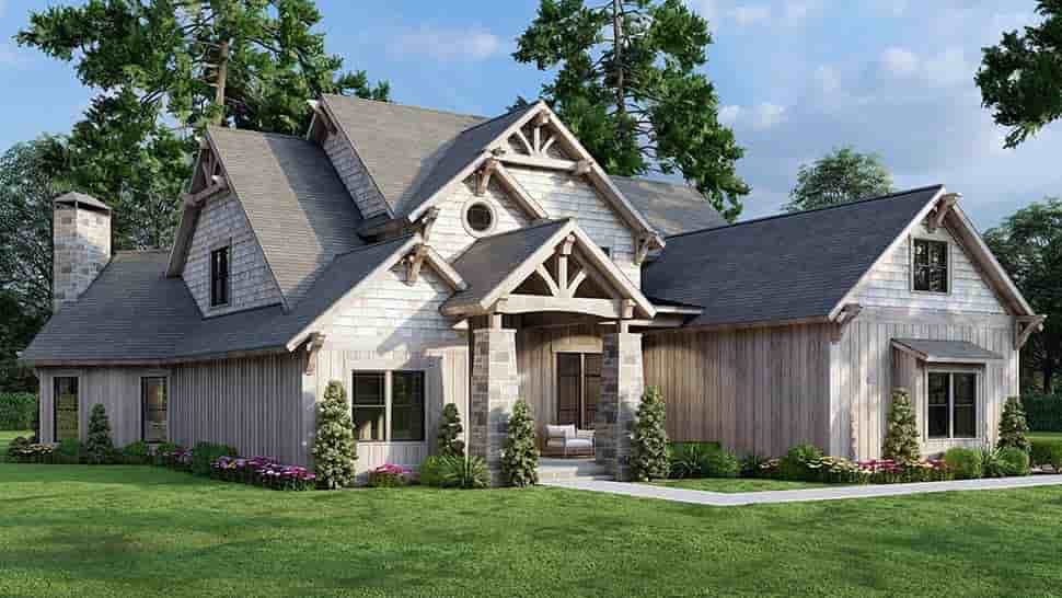 House Plan 82223 with 6 Beds, 5 Baths, 3 Car Garage Picture 3