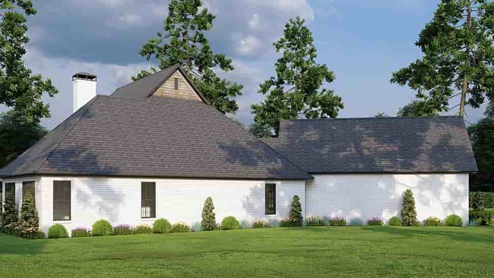 European House Plan 82242 with 4 Beds, 4 Baths, 3 Car Garage Picture 6