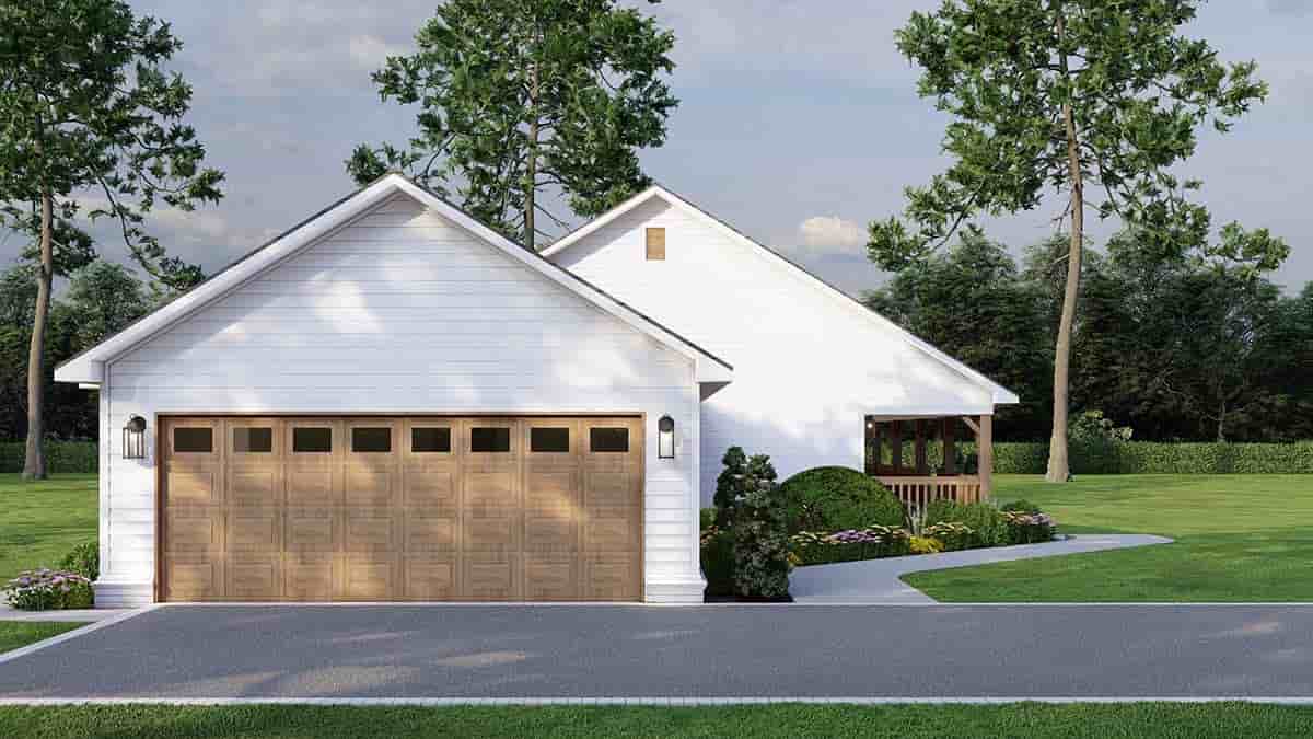 Country, Ranch House Plan 82350 with 3 Beds, 2 Baths, 2 Car Garage Picture 2