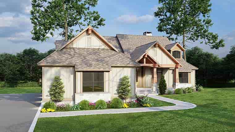Country, Craftsman, Traditional House Plan 82352 with 5 Beds, 6 Baths, 3 Car Garage Picture 5