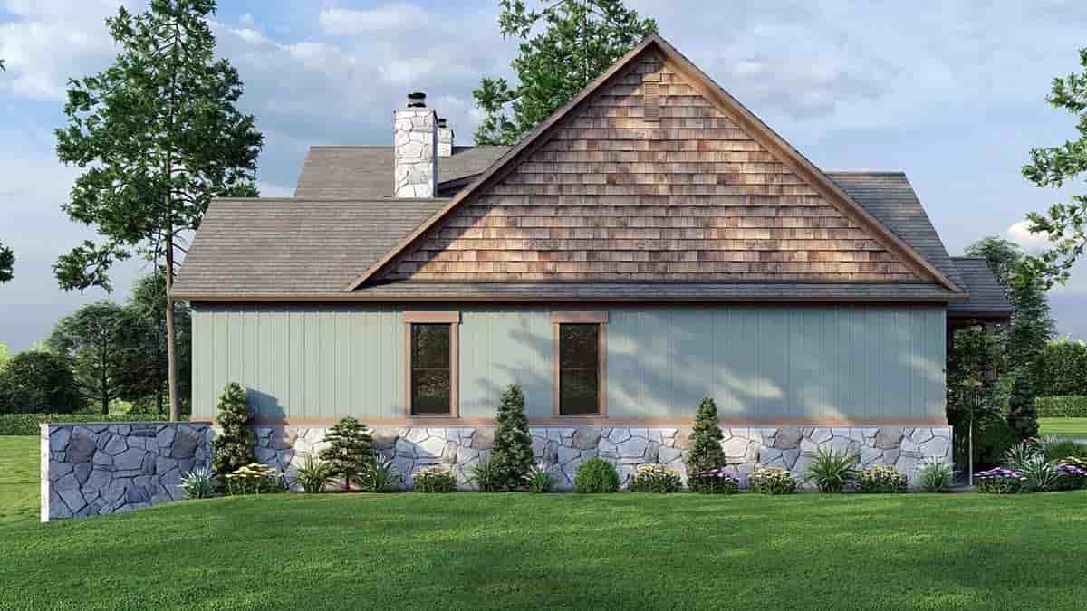 Bungalow, Country, Craftsman, Southern, Traditional House Plan 82374 with 4 Beds, 6 Baths Picture 2