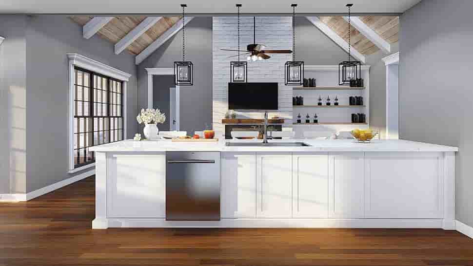 Bungalow, Country, Craftsman, Farmhouse, Historic, Southern, Traditional House Plan 82379 with 4 Beds, 3 Baths, 2 Car Garage Picture 14