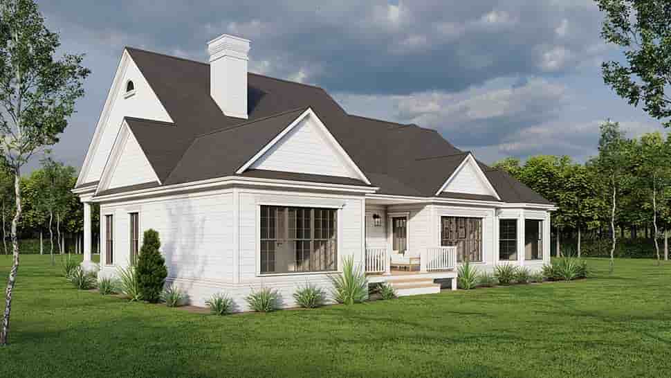 Bungalow, Country, Craftsman, Farmhouse, Historic, Southern, Traditional House Plan 82379 with 4 Beds, 3 Baths, 2 Car Garage Picture 6
