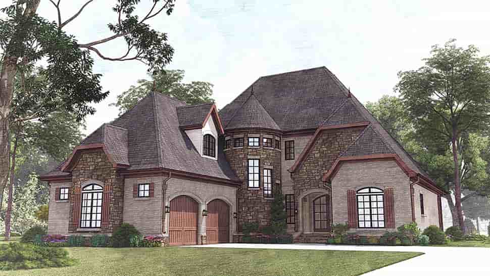 House Plan 82400 - French Country Style with 2979 Sq Ft, 4
