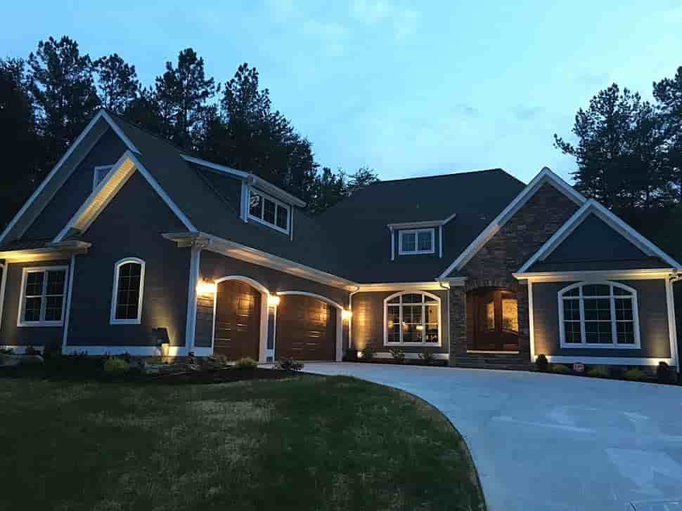 European, French Country House Plan 82419 with 3 Beds, 4 Baths, 3 Car Garage Picture 1