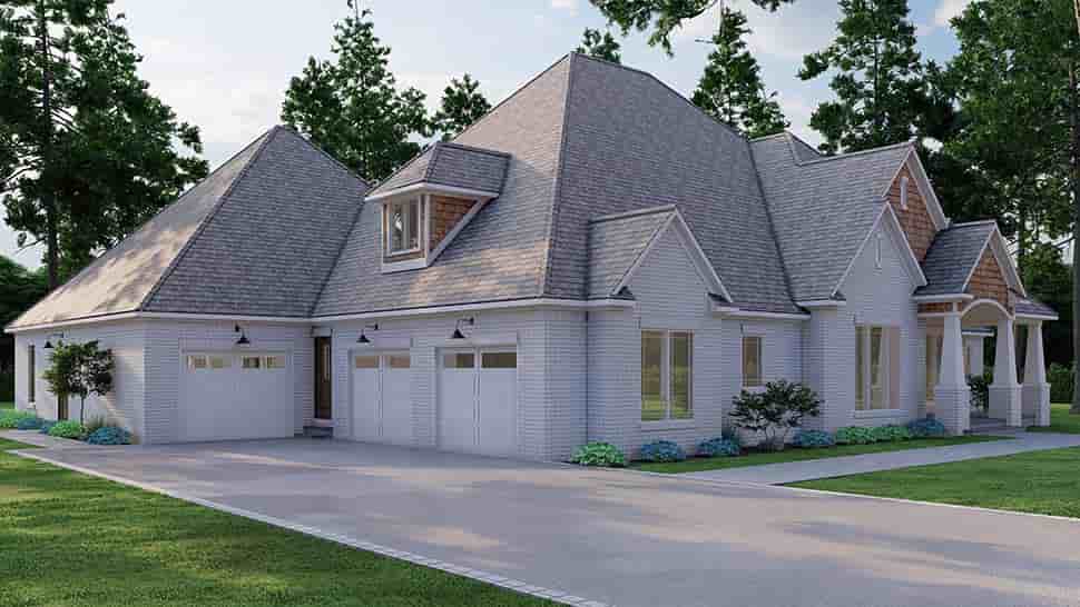 European, Traditional House Plan 82422 with 4 Beds, 5 Baths, 3 Car Garage Picture 4