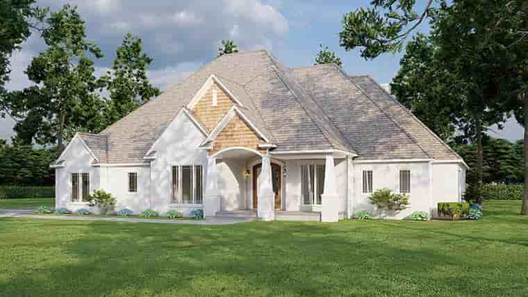 European, Traditional House Plan 82422 with 4 Beds, 5 Baths, 3 Car Garage Picture 5