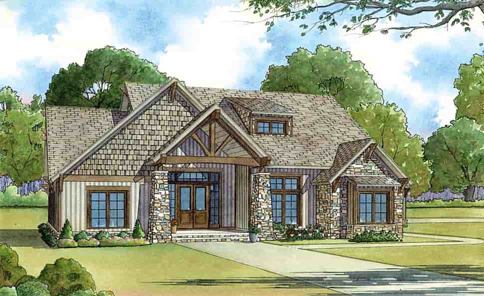 Bungalow, Cottage, Country, Craftsman House Plan 82431 with 5 Beds, 4 Baths, 2 Car Garage Picture 15