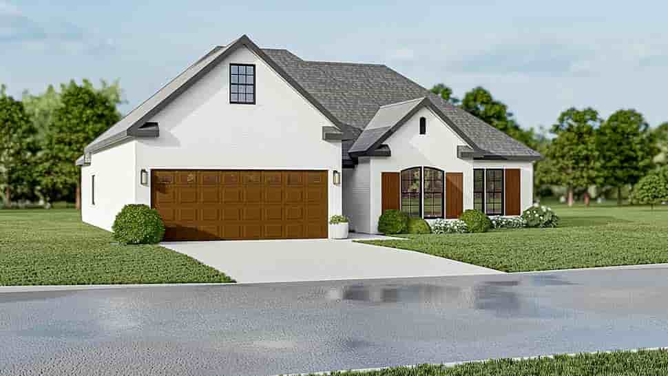 European, Southern, Traditional House Plan 82436 with 3 Beds, 2 Baths, 2 Car Garage Picture 13