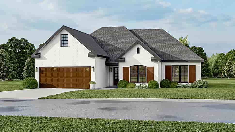 European, Southern, Traditional House Plan 82436 with 3 Beds, 2 Baths, 2 Car Garage Picture 14