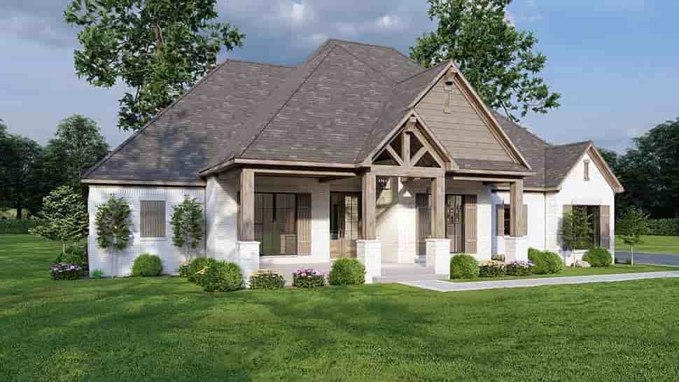 Cottage, Country, Craftsman House Plan 82437 with 4 Beds, 5 Baths, 3 Car Garage Picture 3