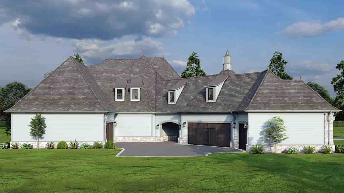 Country, European, French Country, Southern House Plan 82444 with 5 Beds, 6 Baths, 5 Car Garage Picture 2