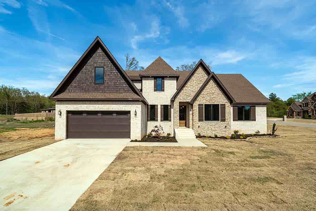 Bungalow, Craftsman, European, French Country House Plan 82475 with 4 Beds, 3 Baths, 2 Car Garage Picture 1