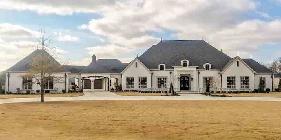 European, French Country House Plan 82481 with 5 Beds, 7 Baths, 4 Car Garage Picture 2