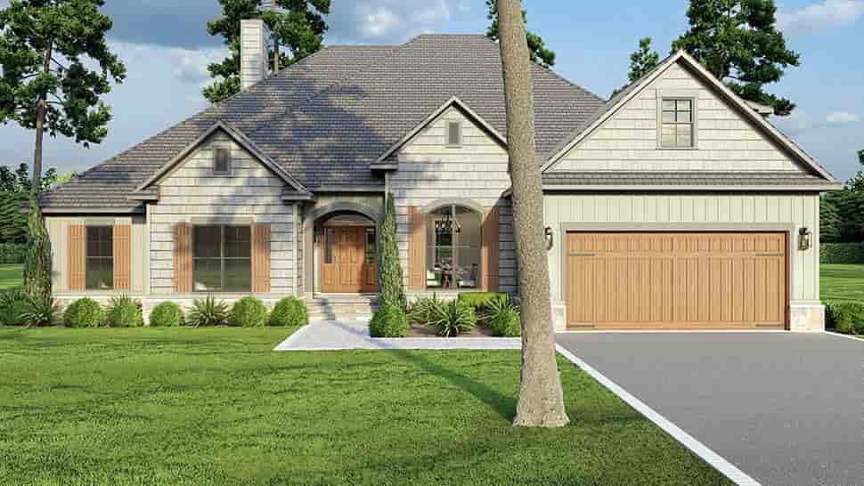 European, Traditional House Plan 82486 with 4 Beds, 3 Baths, 2 Car Garage Picture 17