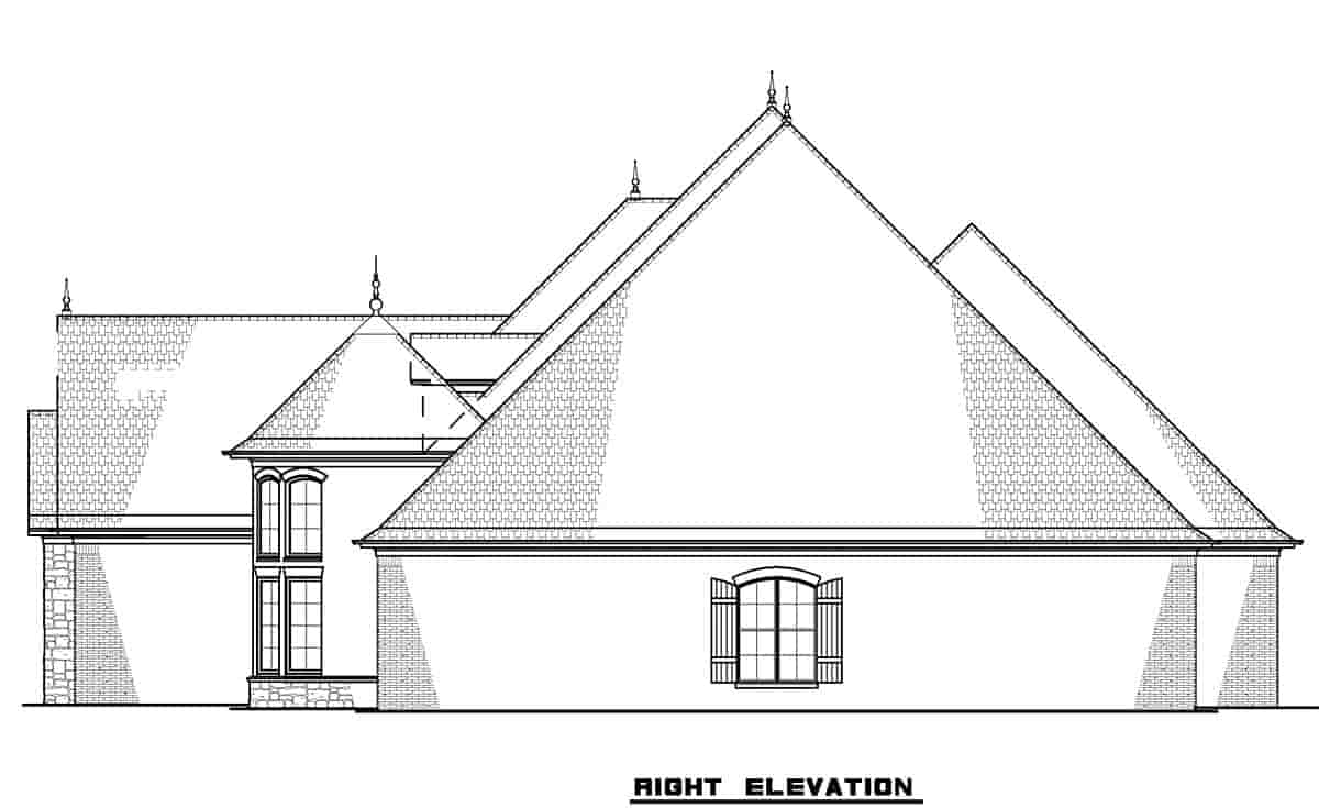 European, French Country House Plan 82488 with 6 Beds, 7 Baths, 5 Car Garage Picture 1