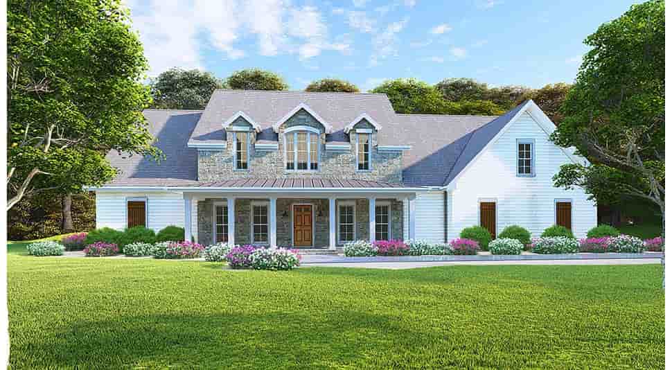 Cottage, Country, Southern House Plan 82503 with 6 Beds, 4 Baths, 2 Car Garage Picture 1