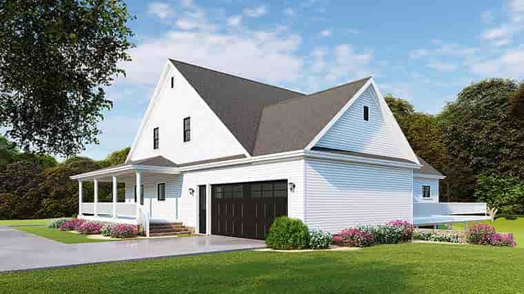 Country, Farmhouse, Southern, Traditional House Plan 82510 with 3 Beds, 3 Baths, 2 Car Garage Picture 1