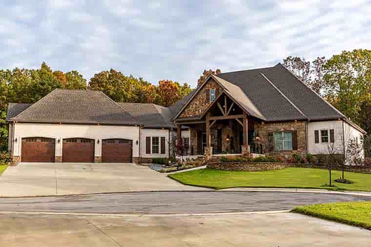Bungalow, Craftsman, European, French Country House Plan 82511 with 4 Beds, 5 Baths, 3 Car Garage Picture 1
