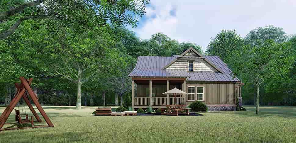 Bungalow, Country, Craftsman House Plan 82529 with 3 Beds, 2 Baths Picture 2