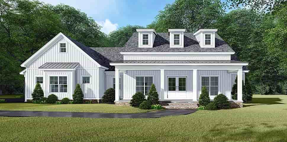 Bungalow, Country, Craftsman, Farmhouse House Plan 82533 with 3 Beds, 3 Baths, 2 Car Garage Picture 4