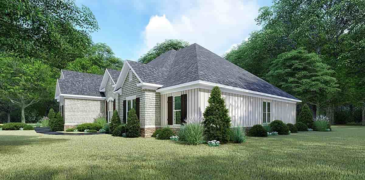 Bungalow, Craftsman, French Country, Traditional House Plan 82547 with 4 Beds, 4 Baths, 2 Car Garage Picture 1