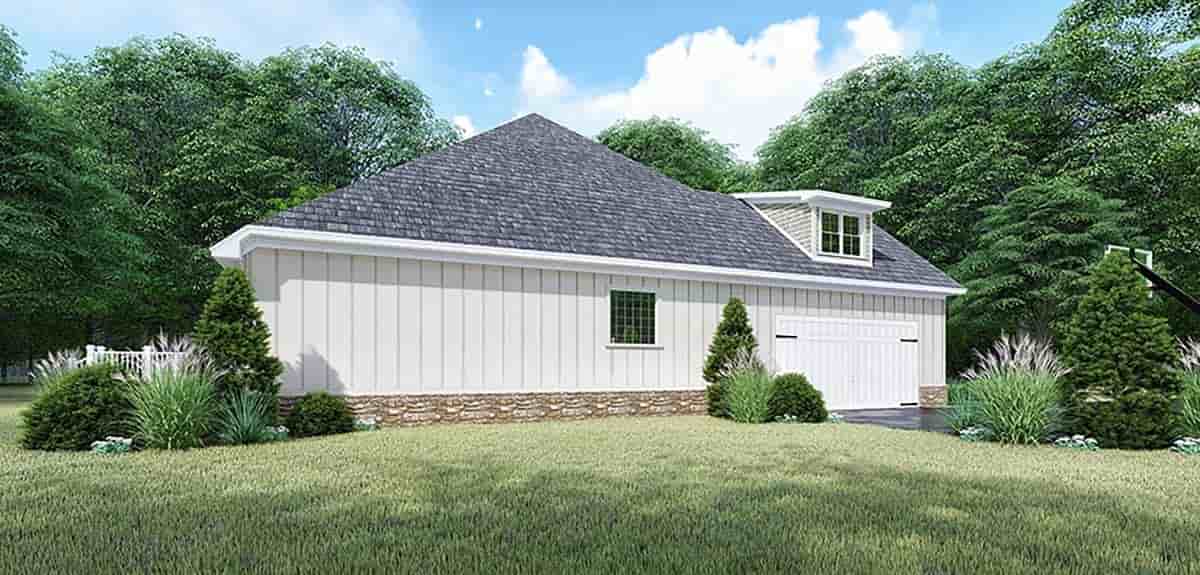 Bungalow, Craftsman, French Country, Traditional House Plan 82547 with 4 Beds, 4 Baths, 2 Car Garage Picture 2