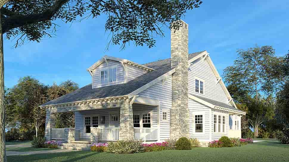 Bungalow, Country, Craftsman House Plan 82551 with 3 Beds, 3 Baths Picture 1