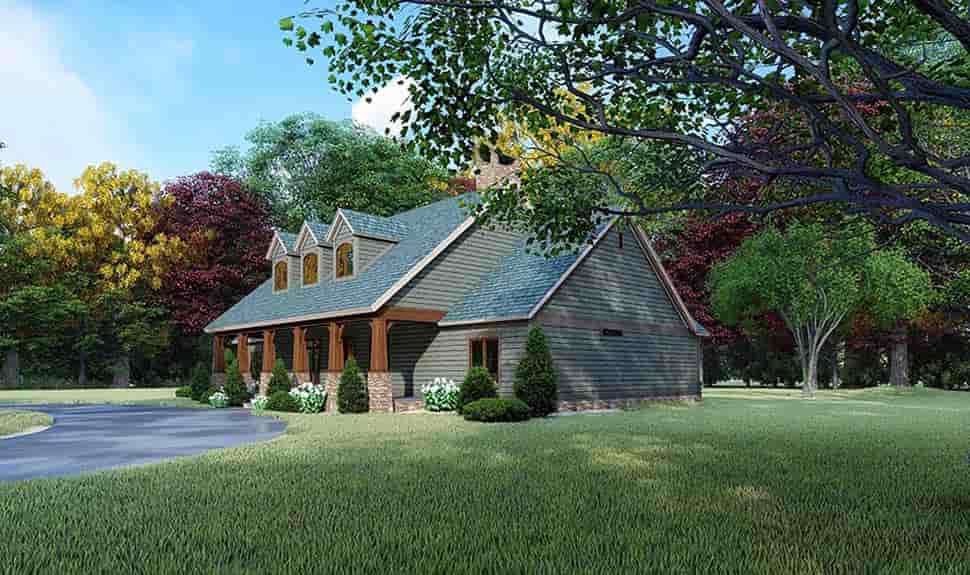 Country, Farmhouse House Plan 82564 with 3 Beds, 2 Baths Picture 1