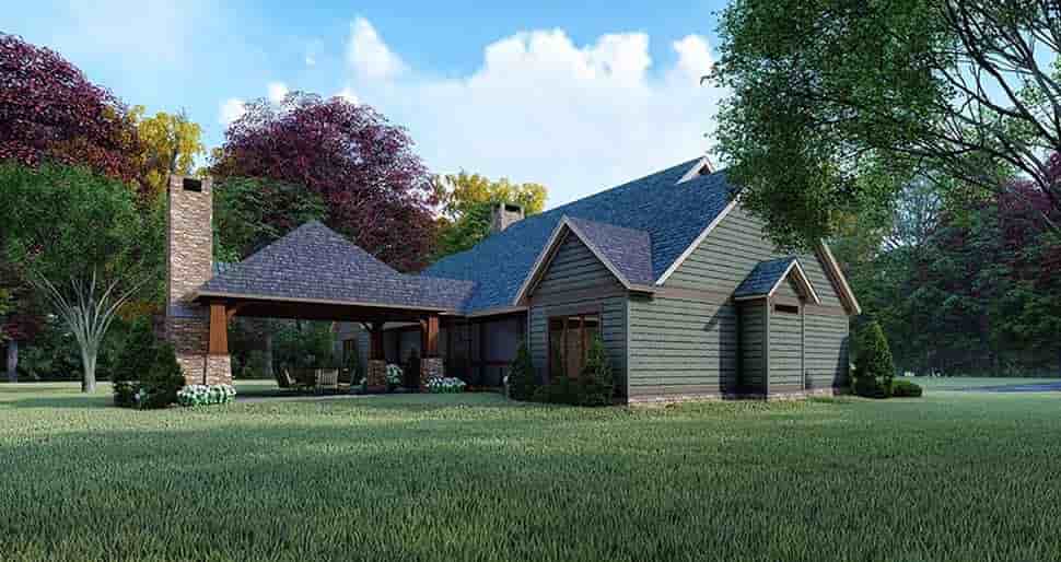 Country, Farmhouse House Plan 82564 with 3 Beds, 2 Baths Picture 2