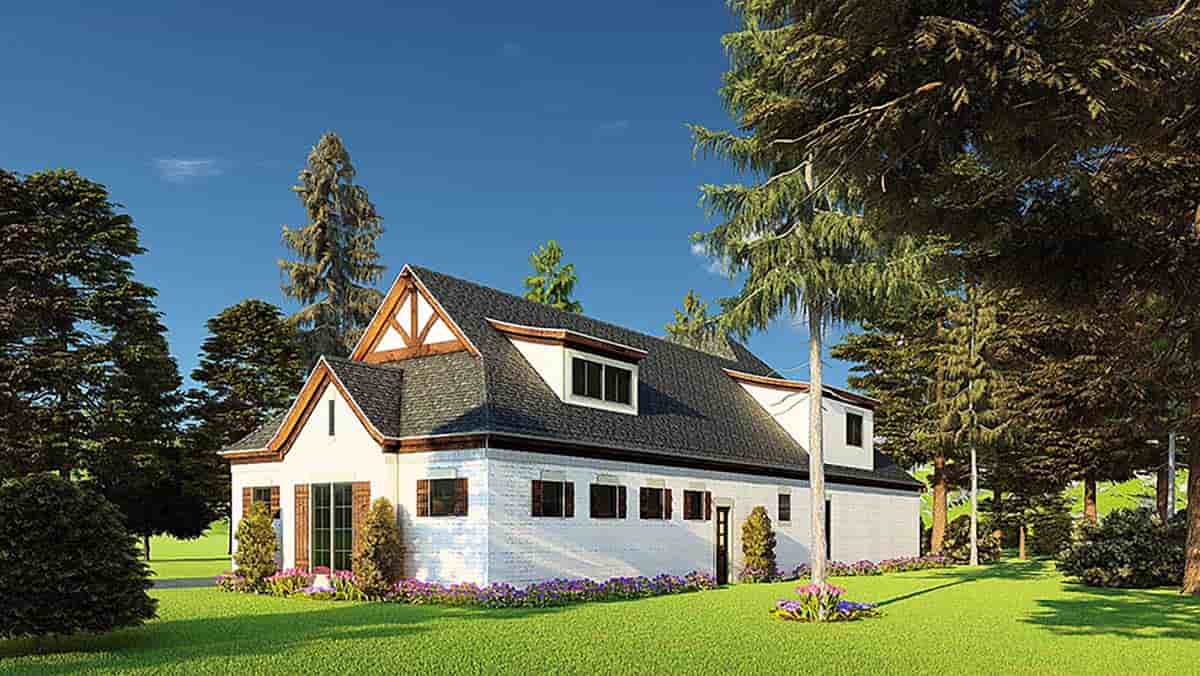 Bungalow, Craftsman, French Country House Plan 82574 with 4 Beds, 5 Baths, 3 Car Garage Picture 1