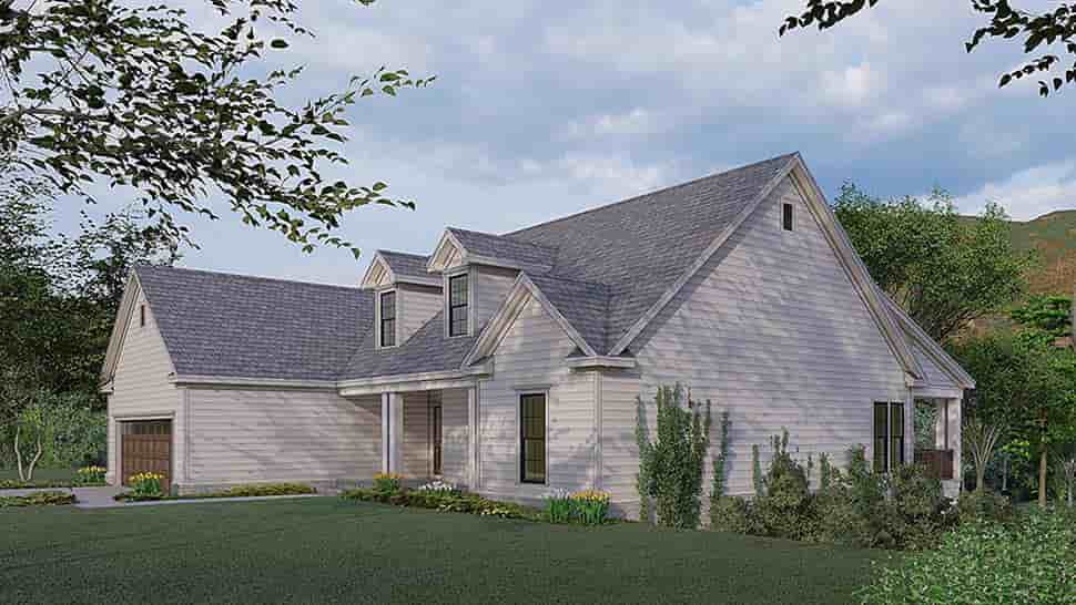 Traditional House Plan 82580 with 3 Beds, 4 Baths, 2 Car Garage Picture 1