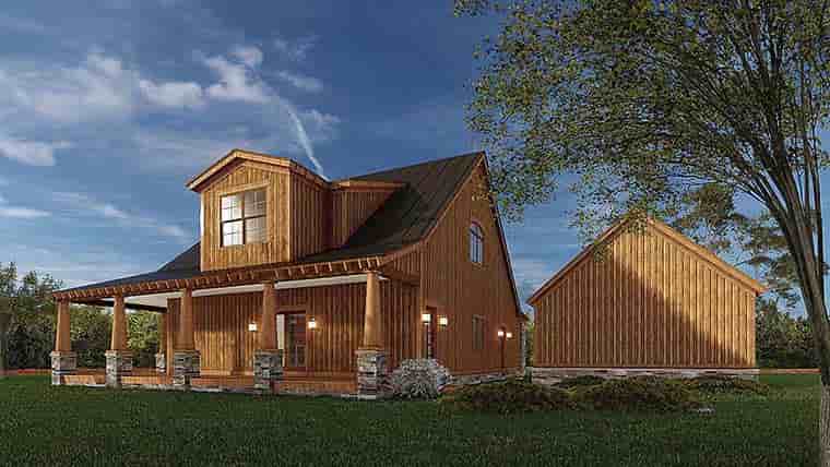 Country, Craftsman, Farmhouse House Plan 82581 with 3 Beds, 3 Baths, 2 Car Garage Picture 5