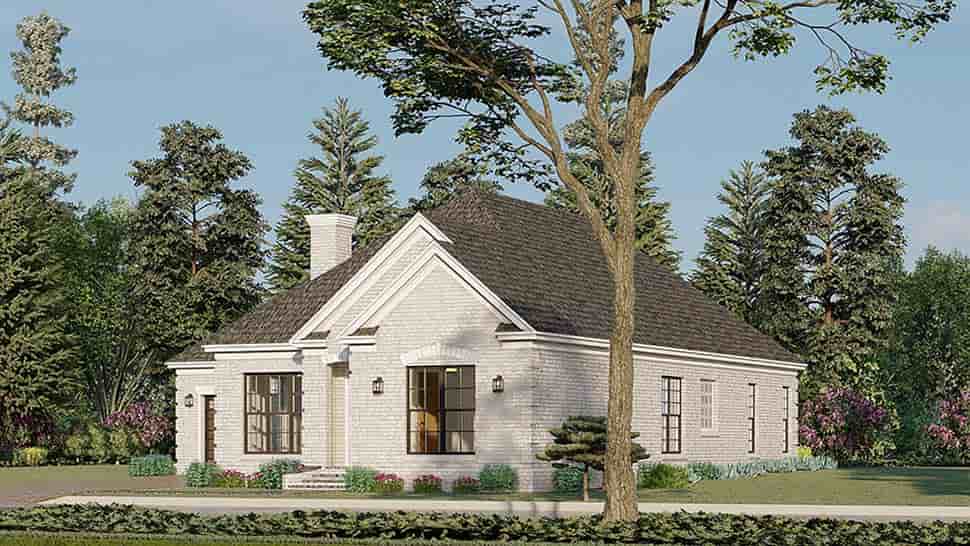 European, Traditional House Plan 82596 with 3 Beds, 2 Baths, 2 Car Garage Picture 1