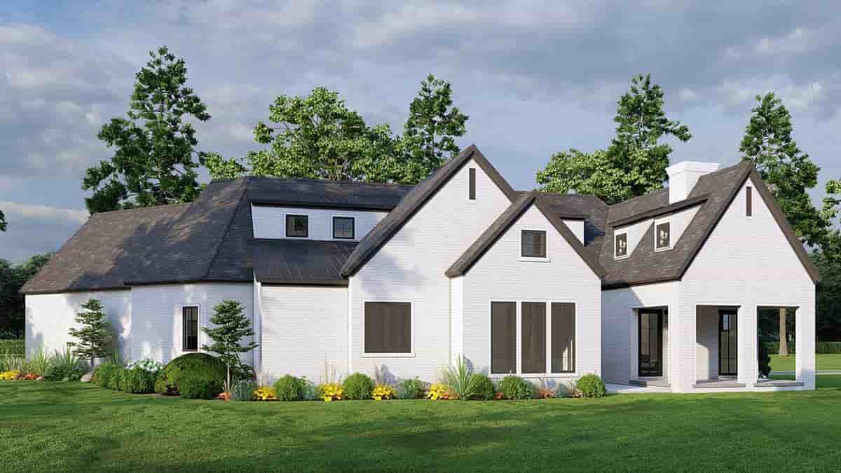 Contemporary, European House Plan 82601 with 3 Beds, 3 Baths, 2 Car Garage Picture 2